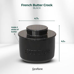 French Butter Crock - Premium Ceramic