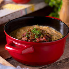 Duo 9 Piece Ceramic Cookware  Set - Glass Lid