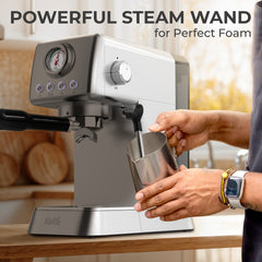 Kaffe Espresso Coffee Machine w/ Milk Frother