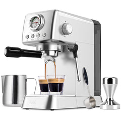 Kaffe Espresso Coffee Machine w/ Milk Frother