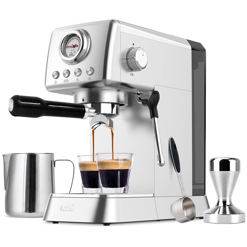 Kaffe Espresso Coffee Machine w/ Milk Frother