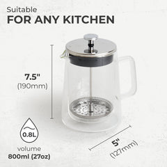Glass French Press, KF1010