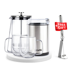 Kaffe French Press Bundle, Glass