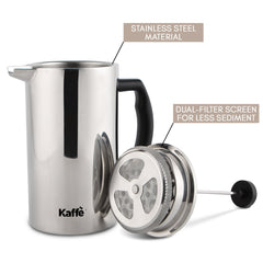 Kaffe Stainless Steel French Press