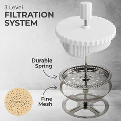 Kaffe Glass French Press (800ml)