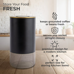 12oz Round Glass Storage Container, KF3031G