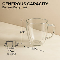 16oz Coffee Mug Set, KF4042