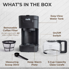 Kaffe Coffee Maker (5-Cup)