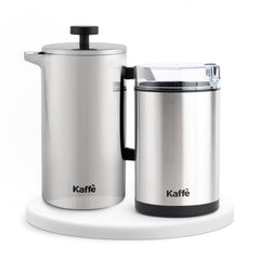 Kaffe French Press Essentials Bundle, Stainless Steel