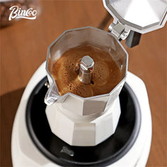 Bincoo Double Valve Coffee Moka Pot – 200ml Stovetop Espresso Maker