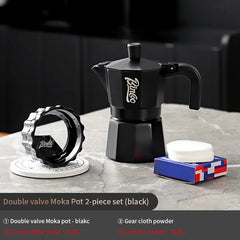 Bincoo Double Valve Coffee Moka Pot – 200ml Stovetop Espresso Maker