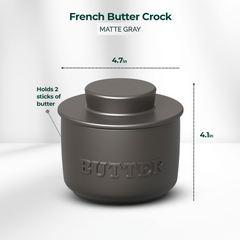French Butter Crock - Premium Ceramic