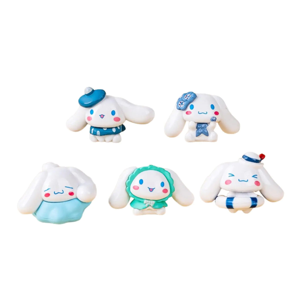 Cute Anime Figurines Cake Topper Set