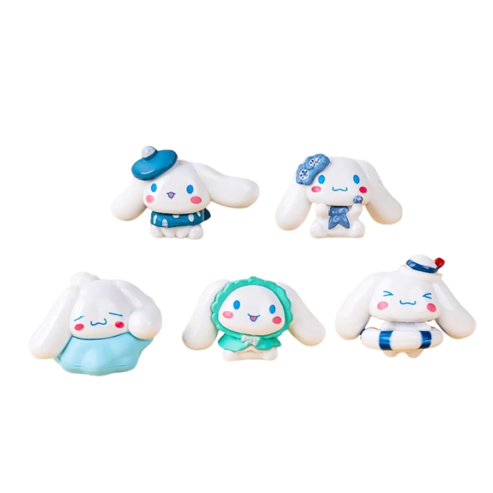 Cute Anime Figurines Cake Topper Set