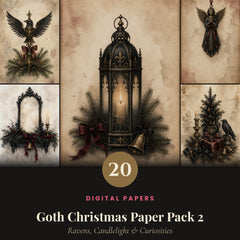 Goth Christmas — Pack 2: Ravens, Candlelight & Curiosities