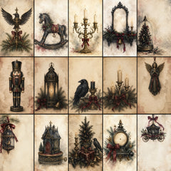 Goth Christmas — Pack 2: Ravens, Candlelight & Curiosities