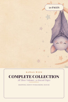 Kawaii Halloween Complete Collection Pinterest pin 4