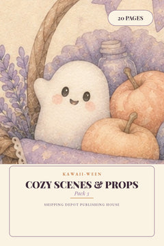 Kawaii Halloween Cozy Scenes and Props Pinterest pin 2