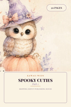Kawaii Halloween Spooky Cuties Pinterest pin 1