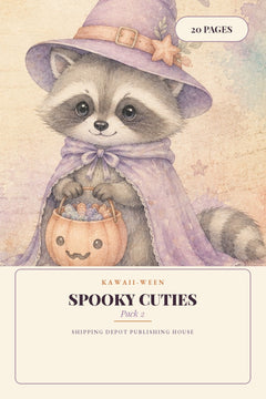 Kawaii Halloween Spooky Cuties Pinterest pin 4