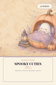 Kawaii Halloween Spooky Cuties Pinterest pin 5