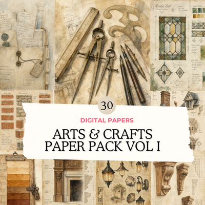Arts & Crafts Paper Pack Vol I cover