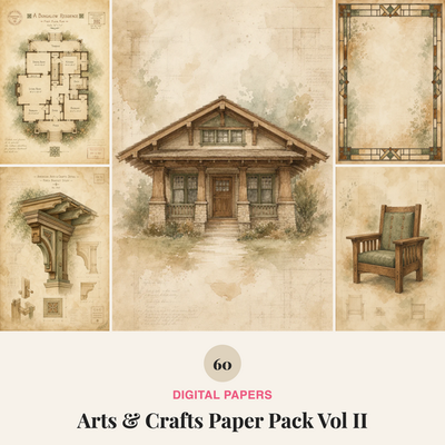 Arts & Crafts Paper Pack Vol II cover